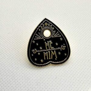 Pronoun Enamel Pin. He/Him​​